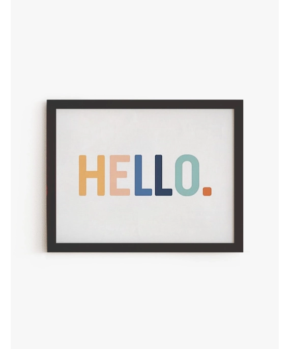 Cuadro Color Hello | Be Minimal
