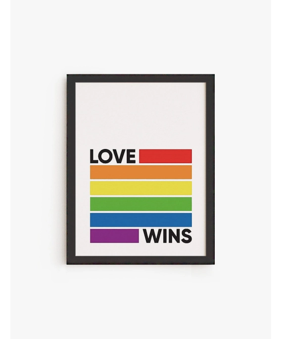 Cuadro Love Wins | Be Minimal