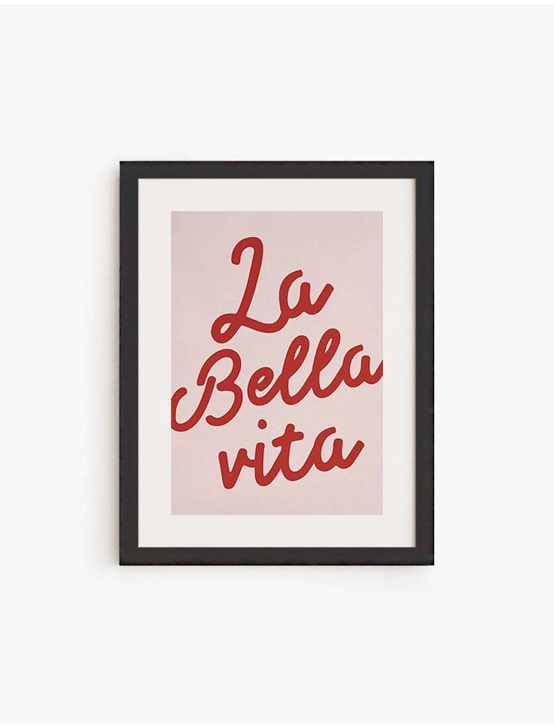 Cuadro La Bella Vita | Be Minimal