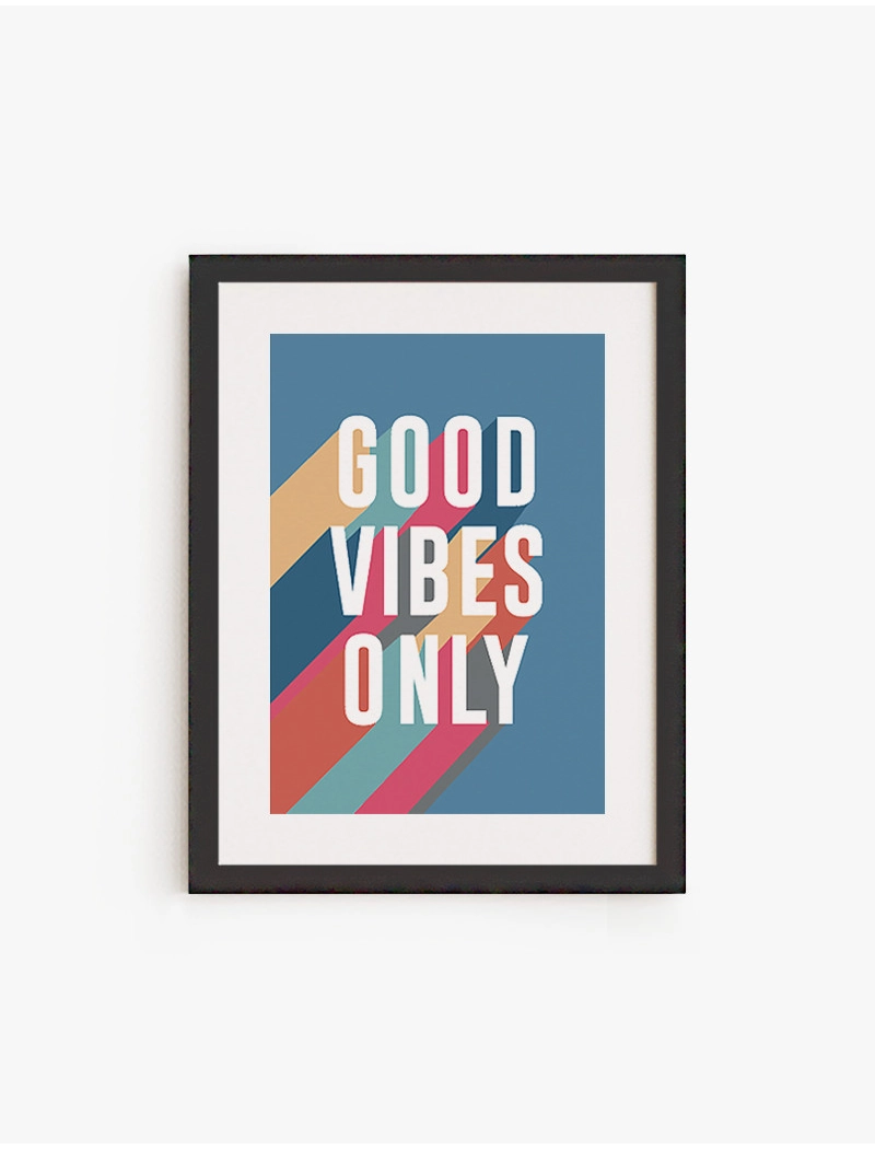 Cuadro Good Vibes Only | Be Minimal