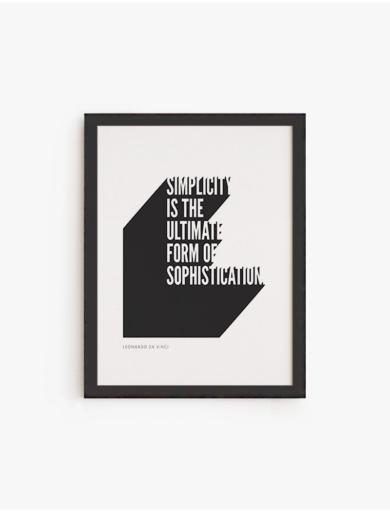 Cuadro Simplicity | Be Minimal