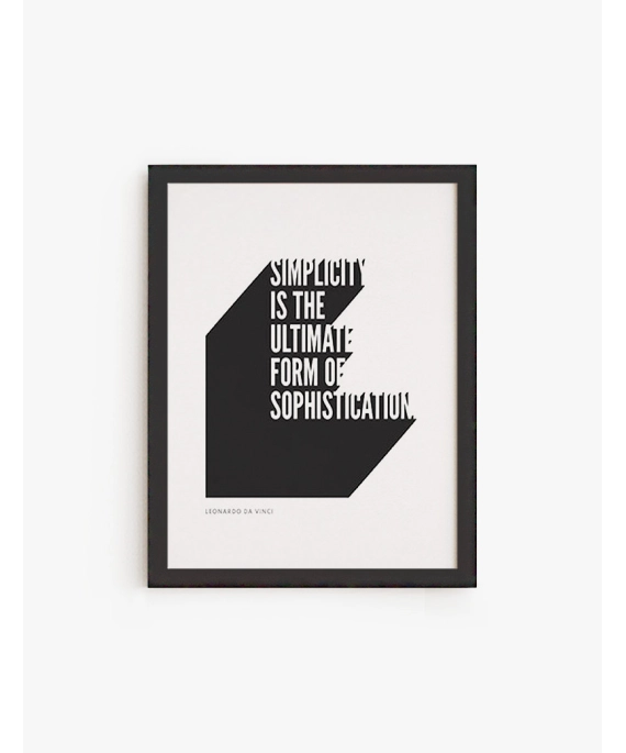 Cuadro Simplicity | Be Minimal
