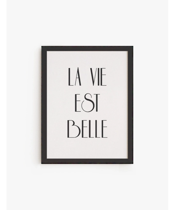 Cuadro La Vie est Belle | Be Minimal