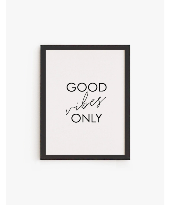 Cuadro Good Vibes Only | Be Minimal