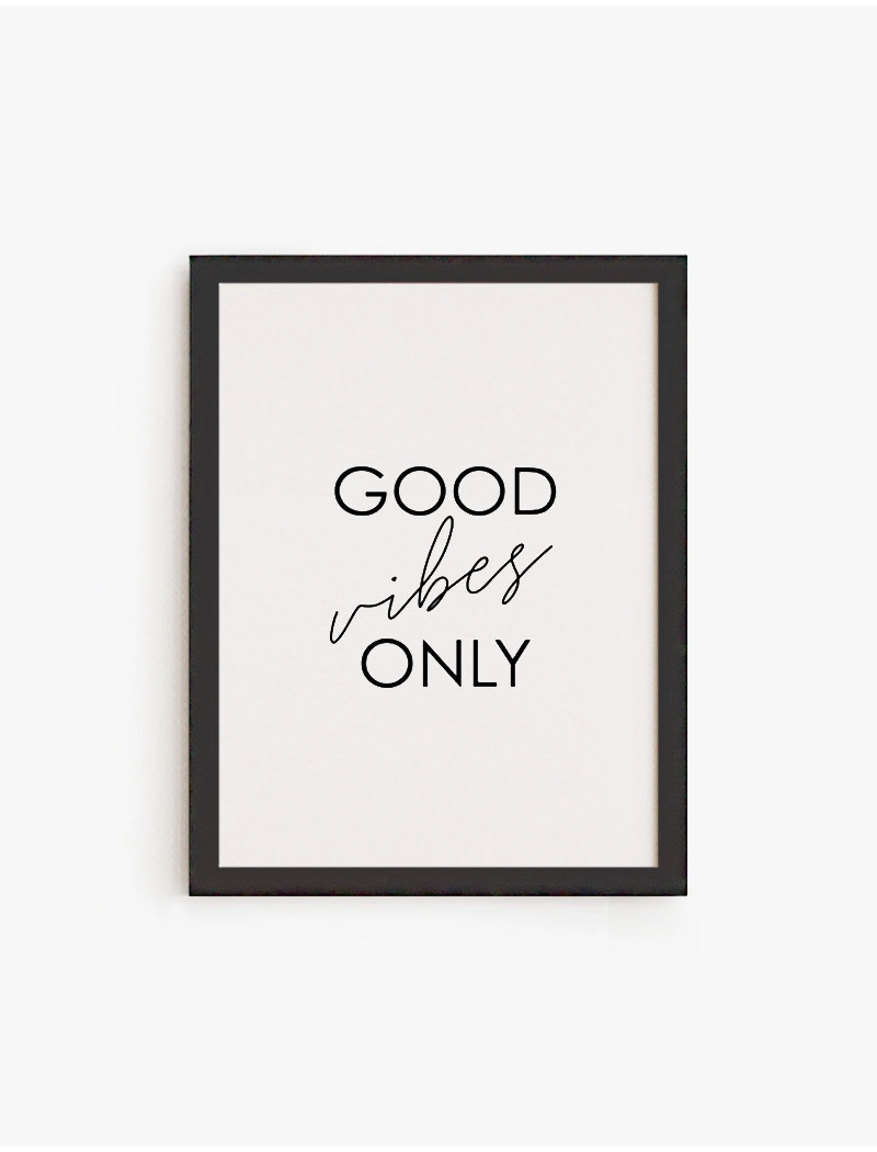 Cuadro Good Vibes Only | Be Minimal
