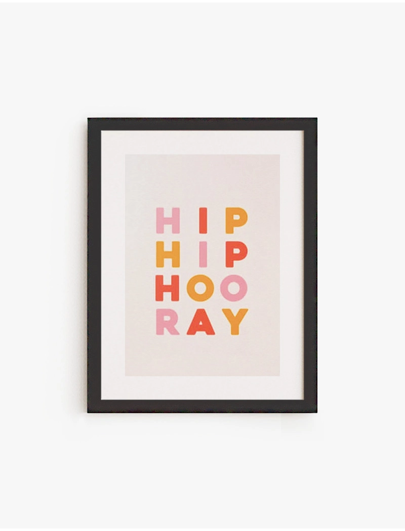 Cuadro Hip Hip Hooray | Be Minimal