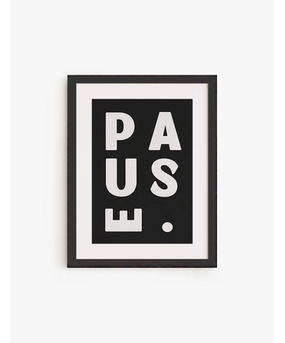 Cuadro Pause | Be Minimal