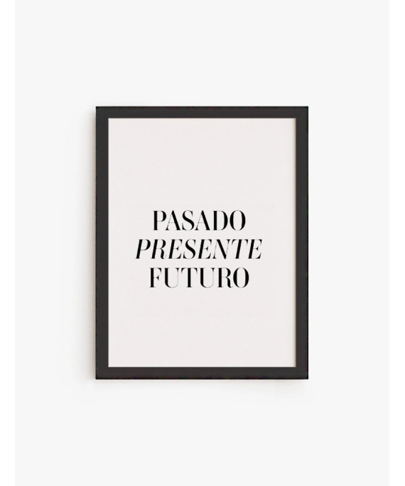 Cuadro Pasado Presente Futuro | Be Minimal