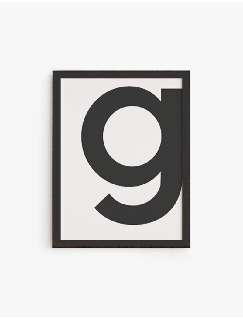 Cuadro Letra G | Be Minimal