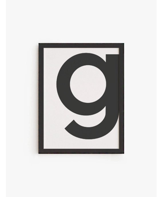 Cuadro Letra G | Be Minimal