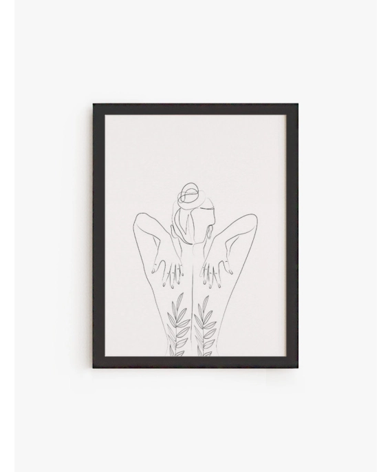 Cuadro Mujer en Lineas | Be Minimal