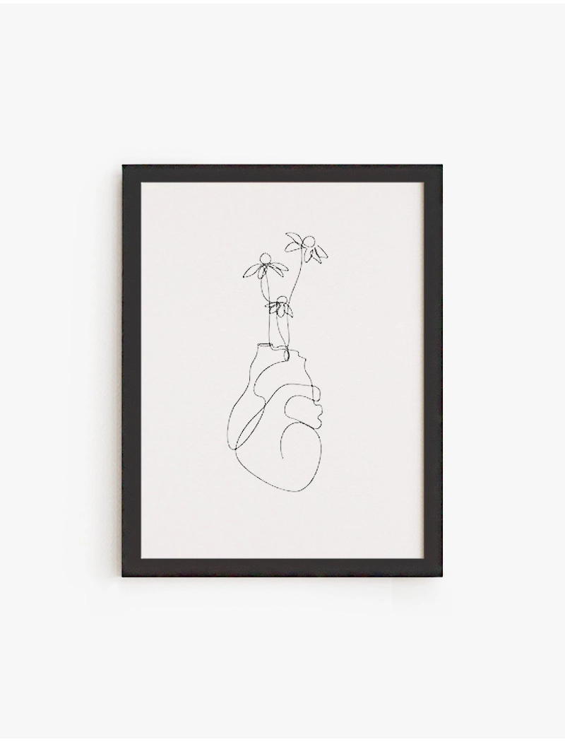 Cuadro Corazón creciente | Be Minimal