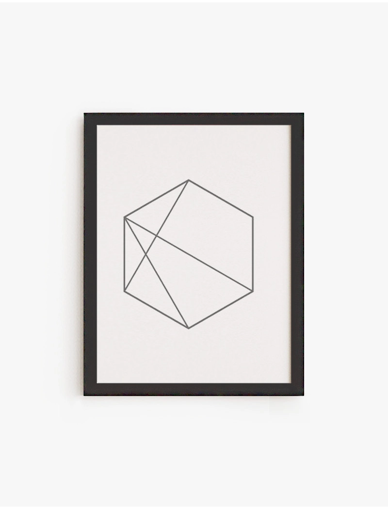 Cuadro Hexágno | Be Minimal