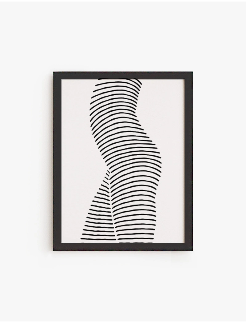 Cuadro Figura en Líneas | Be Minimal