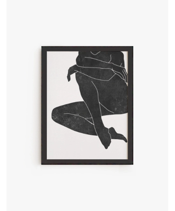Cuadro Figura xilografía | Be Minimal