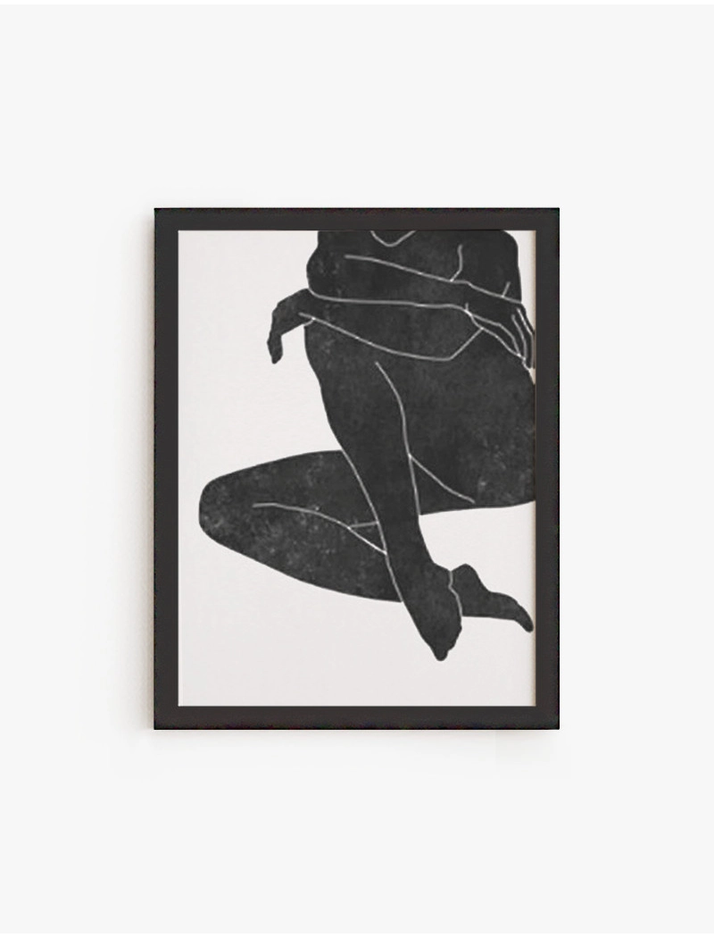 Cuadro Figura xilografía | Be Minimal
