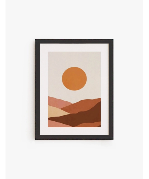 Cuadro Sol y Montañas | Be Minimal