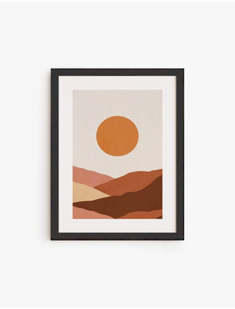 Cuadro Sol y Montañas | Be Minimal