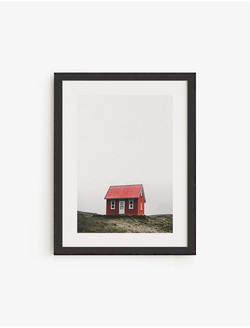 Cuadro Casa Roja | Be Minimal
