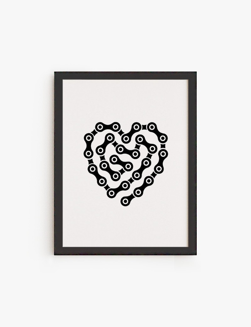 Lámina impresa | Cuadro Corazón de Piñon