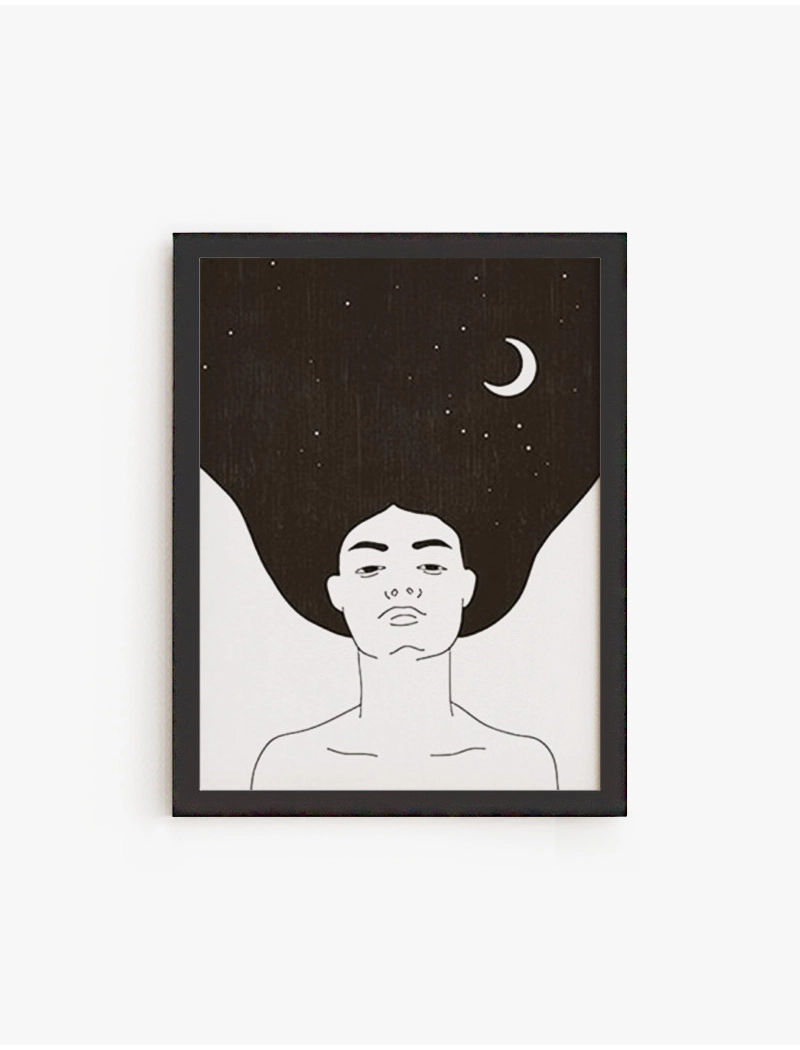 Cuadro Mujer Lunar | Be Minimal