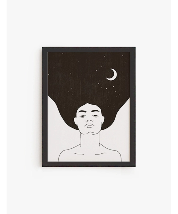 Cuadro Mujer Lunar | Be Minimal