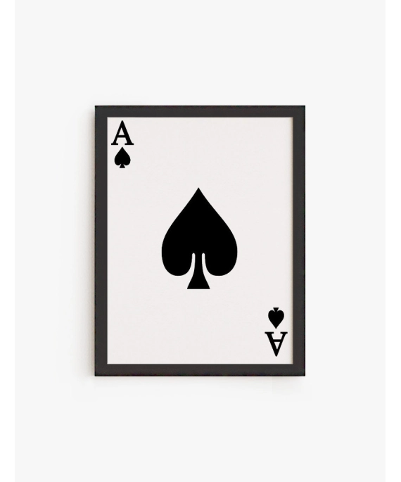 Cuadro As de Pica | Be Minimal