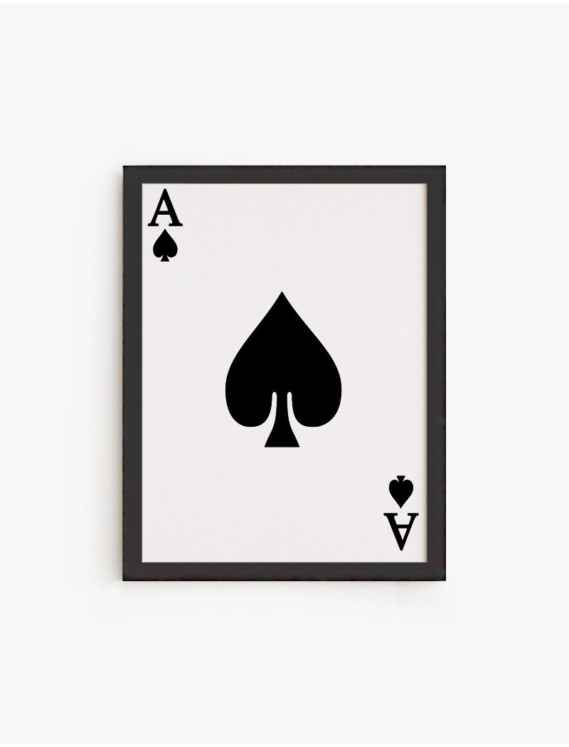 Cuadro As de Pica | Be Minimal