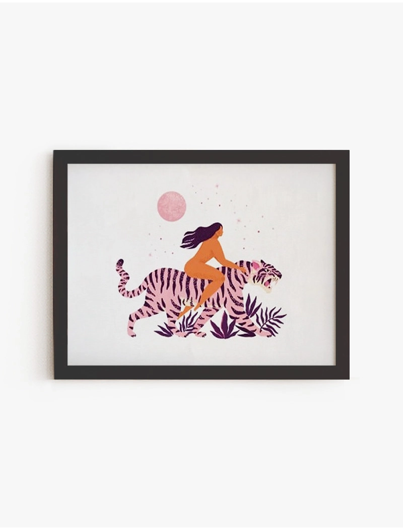 Cuadro Tiger Woman | Be Minimal