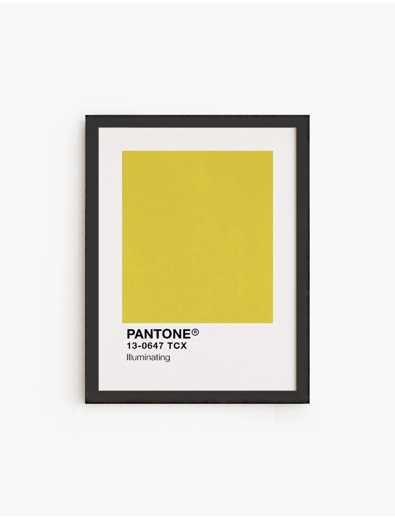 Cuadro Pantone Illuminating | Be Minimal