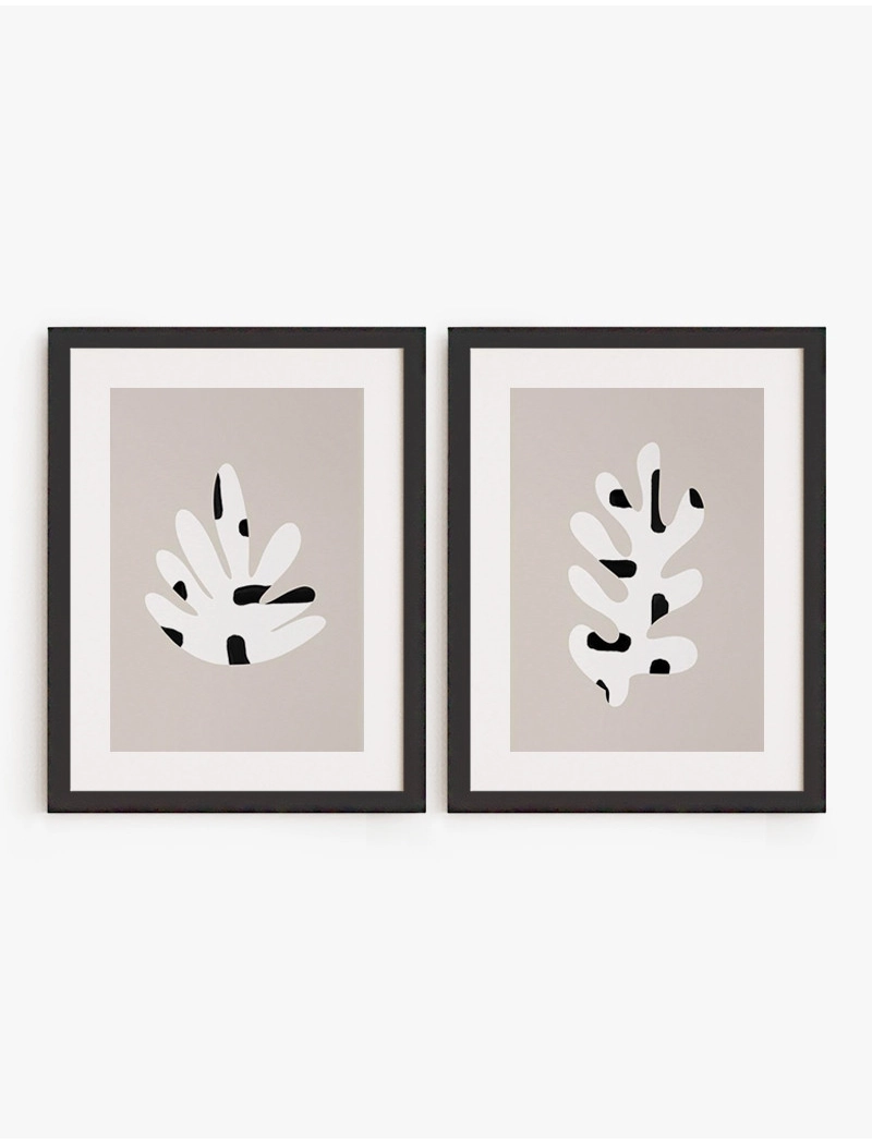 Set Cuadro Cow Leaves | Be Minimal