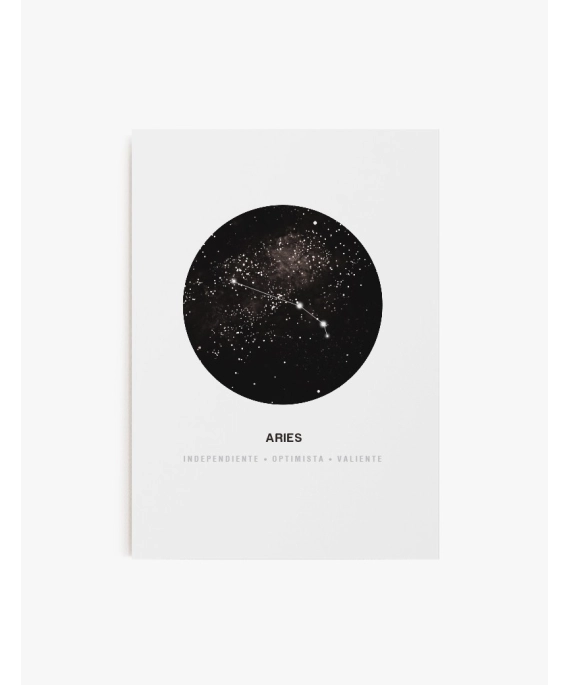 Cuadro Constelación Aries | Be Minimal Tienda de cuadros  y láminas