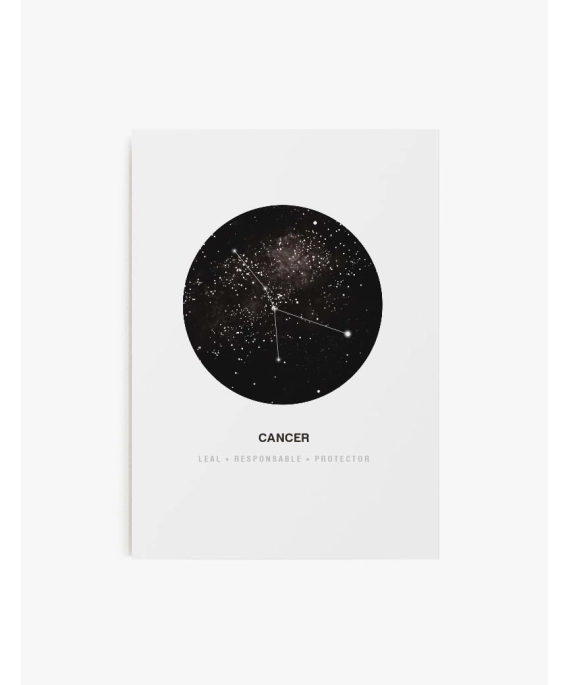 Cuadro Constelación Cancer| Be Minimal Tienda de cuadros  y láminas