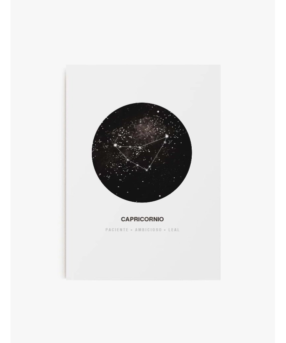 Cuadro Constelación Capricornio | Be Minimal