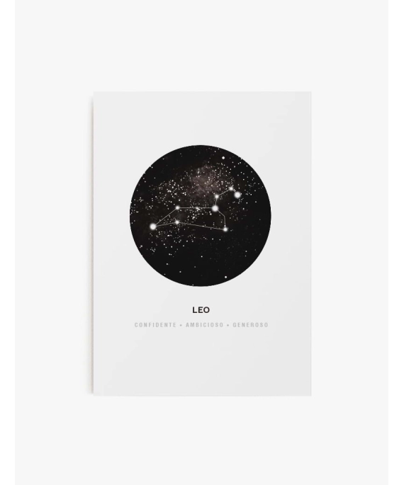 Cuadro Constelación Leo | Be Minimal