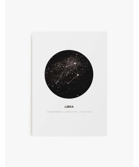 Cuadro Constelación Libra | Be Minimal