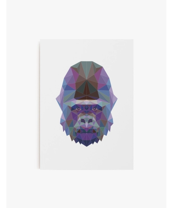Cuadro Gorila Geométrico | Be Minimal