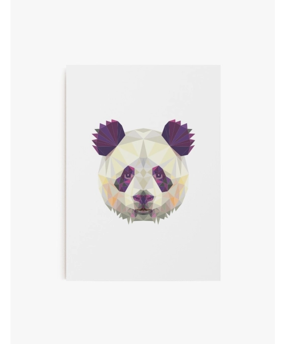 Cuadro Panda Geométrico | Be Minimal