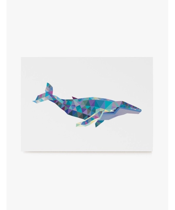Cuadro Ballena Geométrica | Be Minimal
