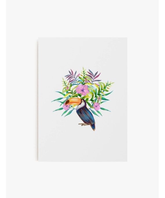 Cuadro Tucán y Flores | Be Minimal