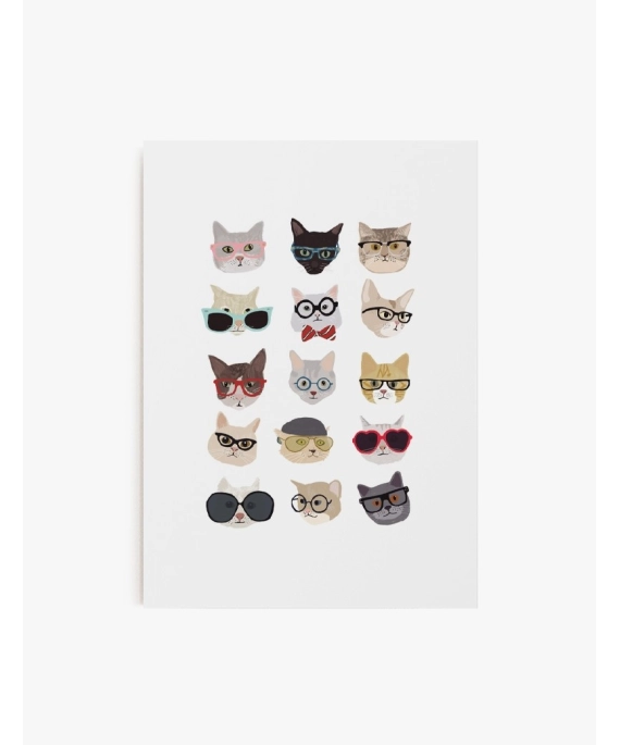 Cuadro Caritas de Gatos | Be Minimal