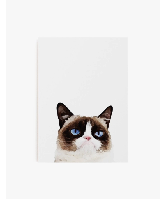 Cuadro Gato Gruñón | Be Minimal