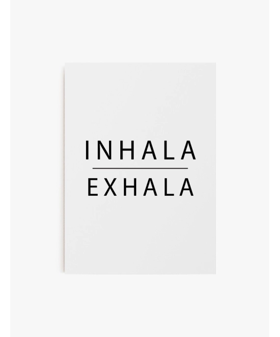 Cuadro Inhala Exhala | Be Minimal