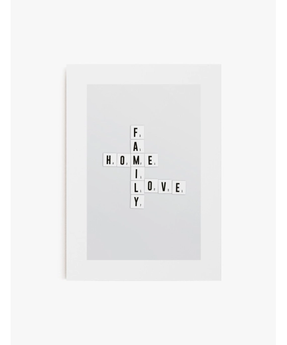 Cuadro Home scrabble | Be Minimal