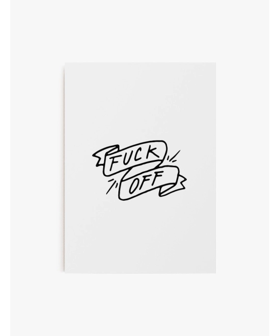Cuadro Fuck Off | Be Minimal
