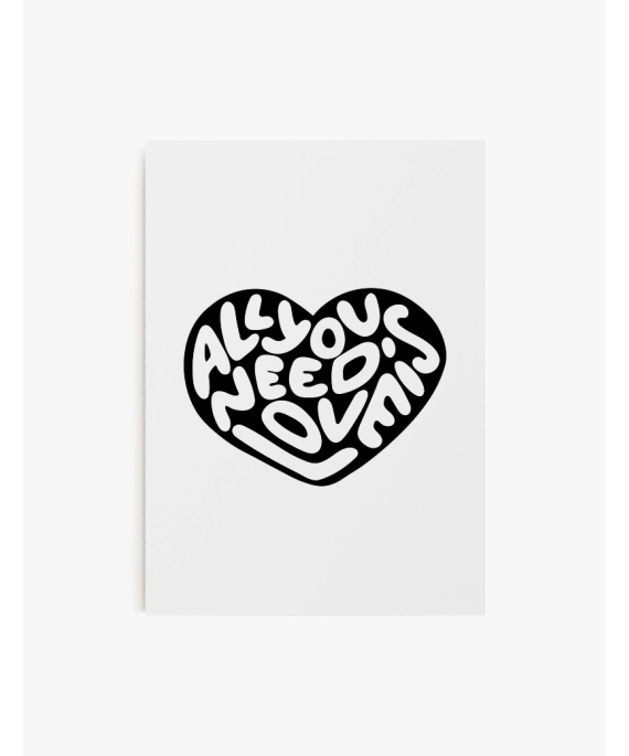 Cuadro All you need is Love | Be Minimal