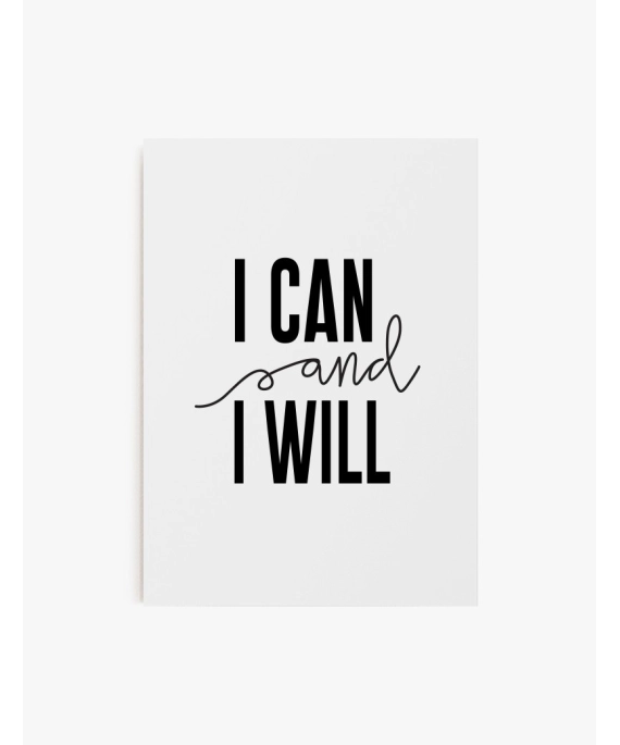 Cuadro I can and I Will | Be Minimal