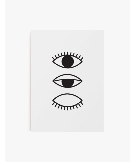 Cuadro Ojos Cerrados | Be Minimal