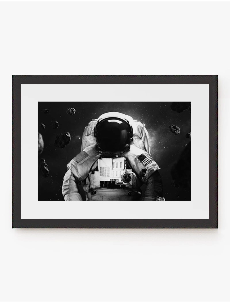 Cuadro Retrato Astronauta | Be Minimal