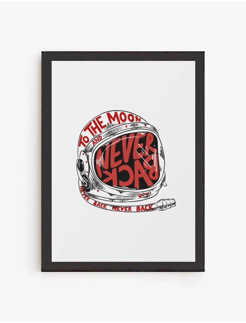 Cuadro Never Back | Be Minimal